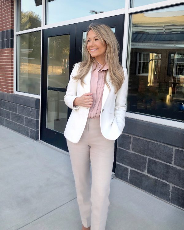 How to Style a White Blazer for Work